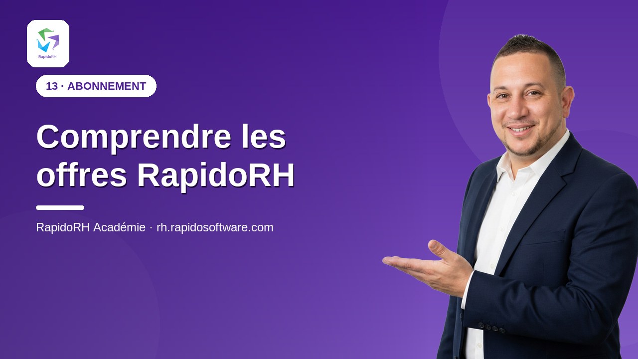 Tutoriel vidéo RapidoRH — Comprendre les offres RapidoRH : vignette de la vidéo