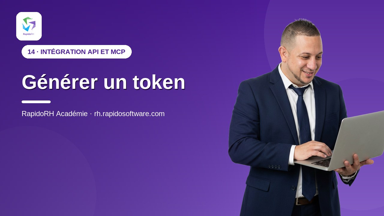 Tutoriel vidéo RapidoRH — Générer un token : vignette de la vidéo
